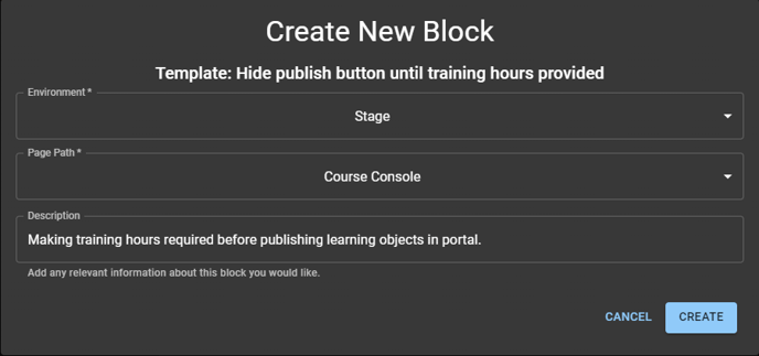 create new block